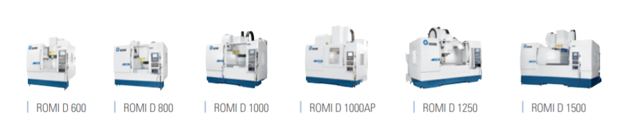 ROMI D Series Vertical Machining Centers